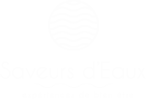Logo SE Blanc transparent Logo Saveurs d'Eaux